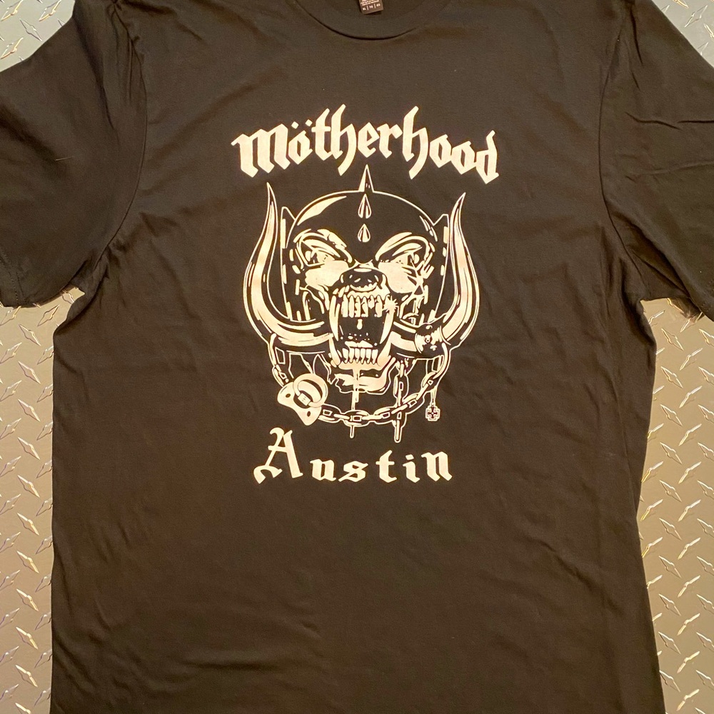 Motherhood T-Shirt. Available in sizes XS-XL.